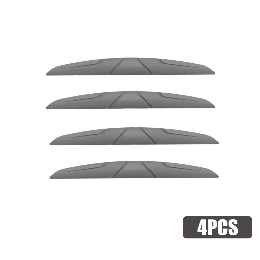 

4 шт. наклейки на кромку двери автомобиля, защита от столкновений, универсальные боковые защитные ограждения для зеркал заднего вида серый