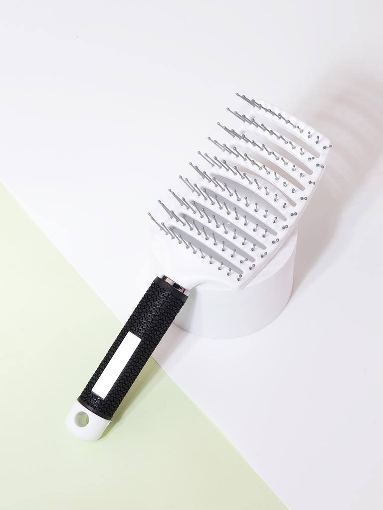 Hollow Design Anti-static Nylon Scalp Massage Hair Comb with Anti Knotting Hair, Salon Hairstyle Tool Special for Real Hair Wigs
