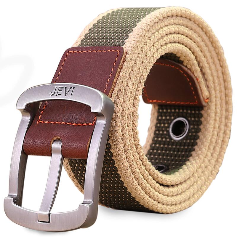 

JEVI Men s Canvas Pin Buckle Belt 130cm