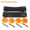 Technical MOC EV3 Mecanum Wheels 4WD electric building block RC Vehicle Universal Omnidirectional Tires Educational Toys Gifts
