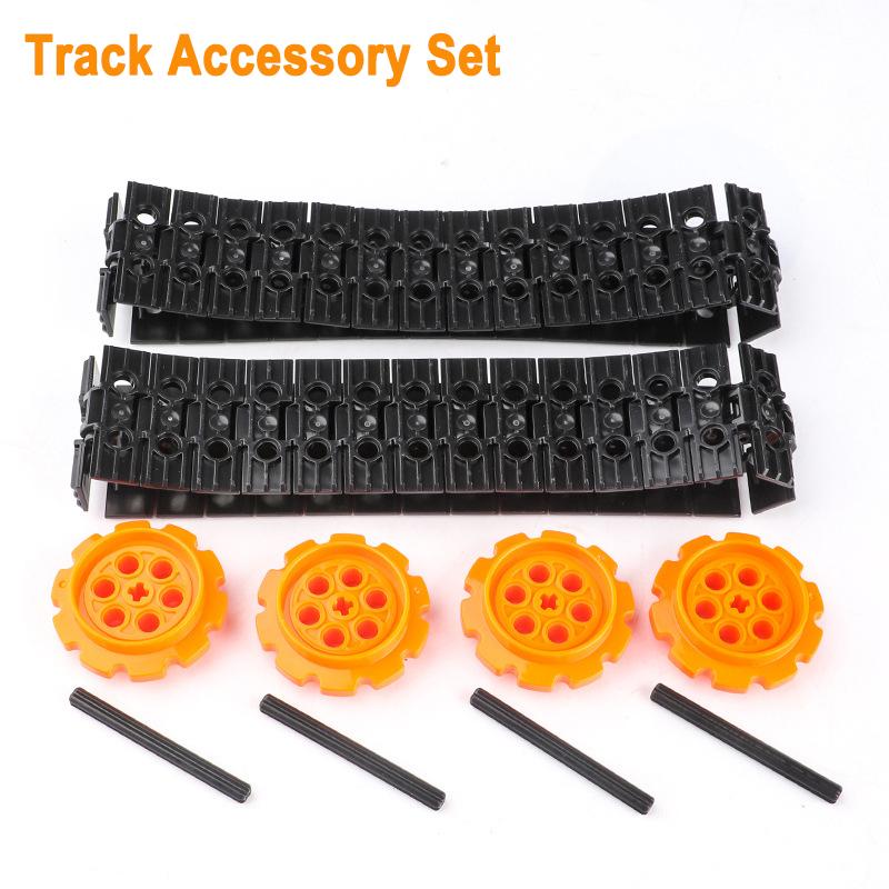 Technical MOC EV3 Mecanum Wheels 4WD electric building block RC Vehicle Universal Omnidirectional Tires Educational Toys Gifts