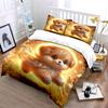 Puppy Surrounded By Starlight Duvet Cover Set With 3D Printing Design Soft Polyester Bedding Set All-Season Comfort For Gifts