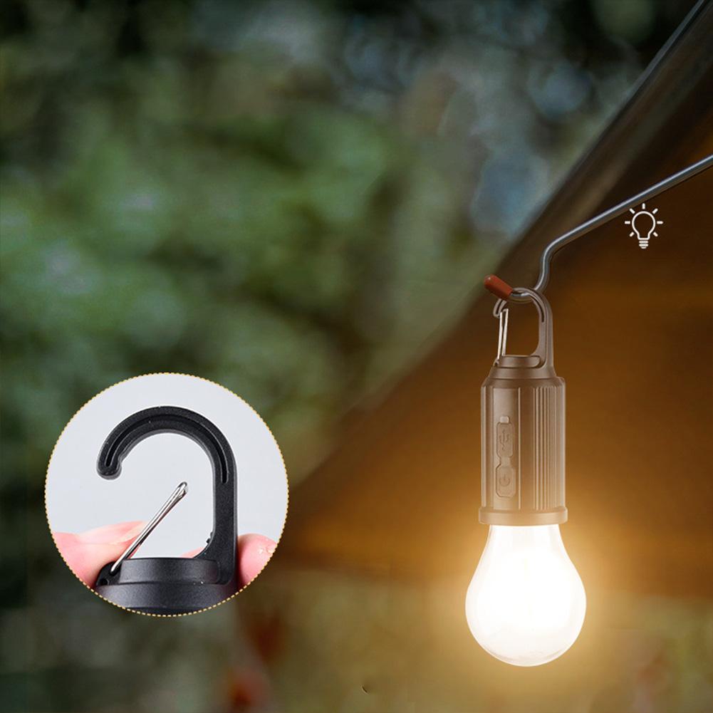 Solar Powered LED Lighting Lantern USB Charging BBQ Atmosphere Light 400mAh Portable Handheld Lamp 100LM for Outdoor Use BBQ Camping