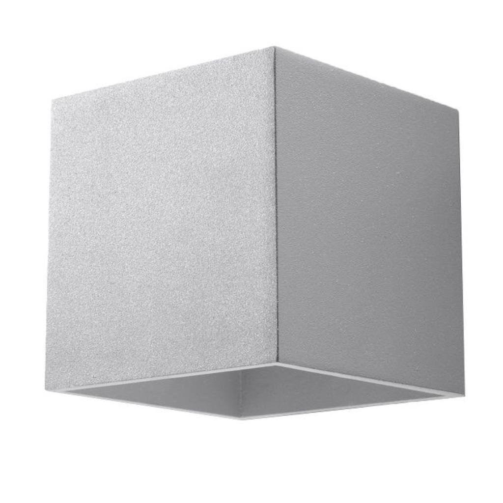 Kinkiet Quad 1 G9 Szary Alu Sollux Sl.0058