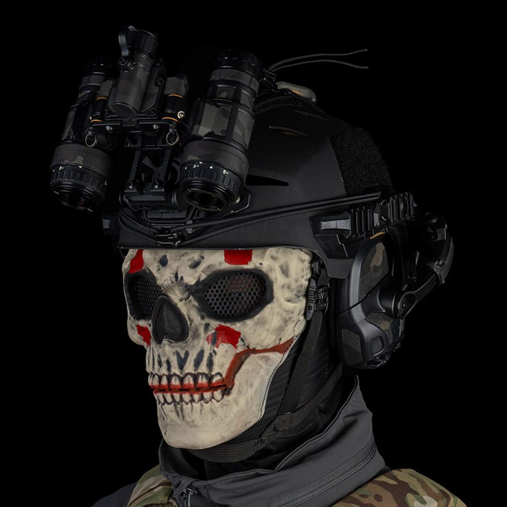 Geest Schedel Ski Mask Horror Winddicht Airsoft Gezicht Schedel Masker Opvouwbaar Geest Masker voor Cosplay