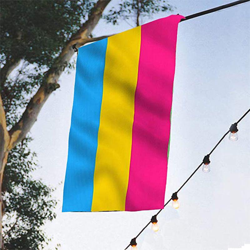HTN - Bandiera Arcobaleno Bisessuale Dell'orgoglio Gay Bandiera Gay