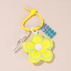 Fashion Stuffed Pendant Bag Charm Flower Ornament Cute Lanyard Car Headset Case Decoration Gift Bag Charm