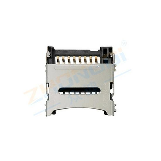 TF-006A-H16-P Flip MicroSD (TF) Card Socket H1.6