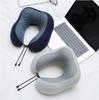 Caspian Wolf U-Shaped Memory Foam Neck Pillow - Portable Magnetic Travel Neck Support for Men & Women