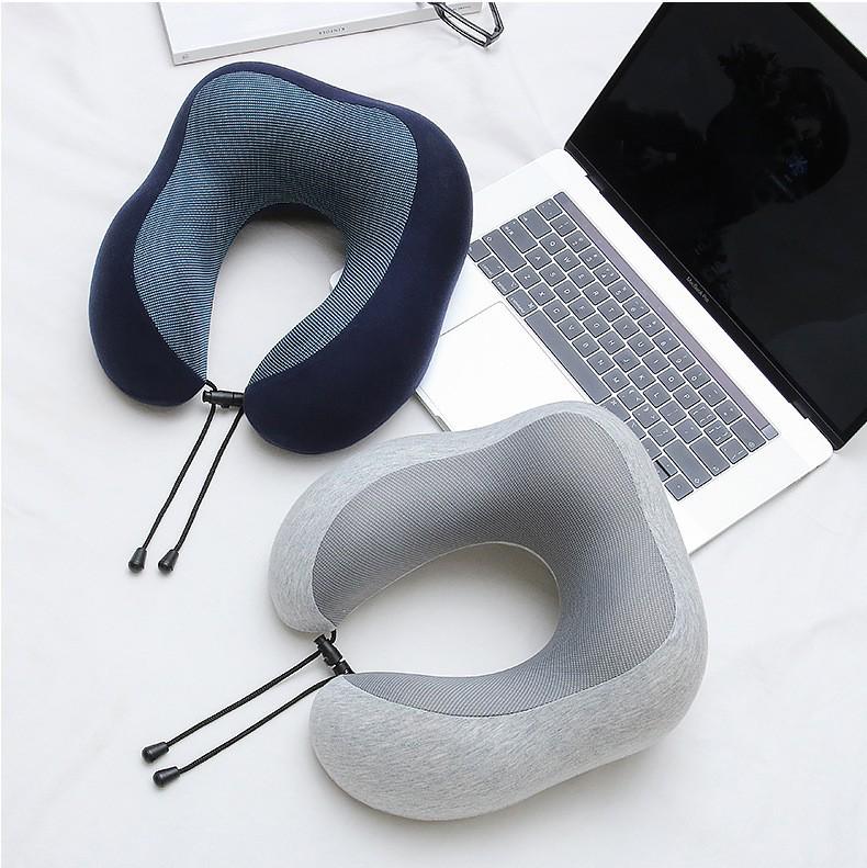 Caspian Wolf U-Shaped Memory Foam Neck Pillow - Portable Magnetic Travel Neck Support for Men & Women