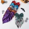 Spring Clip Pumpkin Hair Clip Gothic Halloween Scrunchie Creative Spider Web Hair Bow  Masquerades