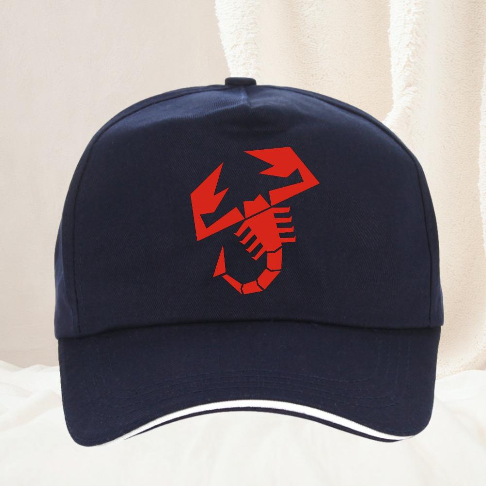 Abarth Scorpion Denim Baseball Cap Car Logo UnisexTeens Adjustable Hip Hop Hats Streetwear University Dropshipping Baseball Caps