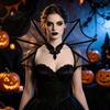 Elegant Gothic Fashion Accessory Stand Up Vampire Collar, Victorian Shoulder Cape, Women's Adjustable Cosplay Neck Ruffle Collar for Halloween