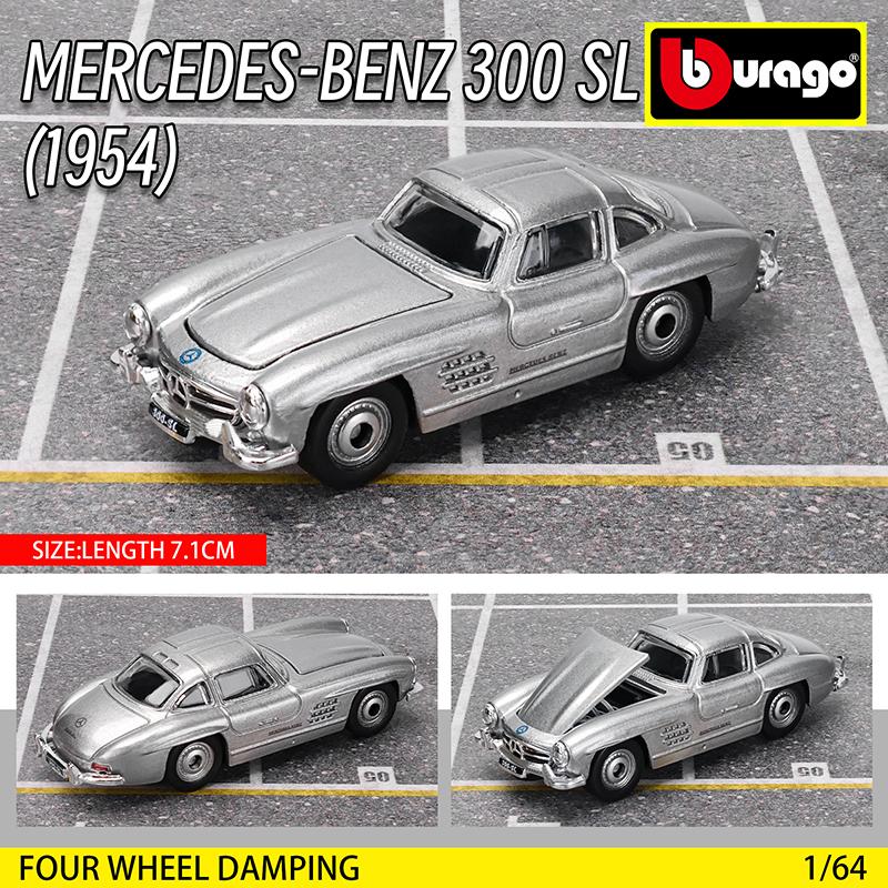 

Bburago Mercedes Benz 300sl Porsche 911 GT2 RSCar Model Collection Kids Xmas Gift Toys for Boys Ferrari LAMBORGHINI Porsche