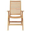 Chair 2 Pcs Brown 64.5 X 52 X 108 Cm Solid Wood Teak