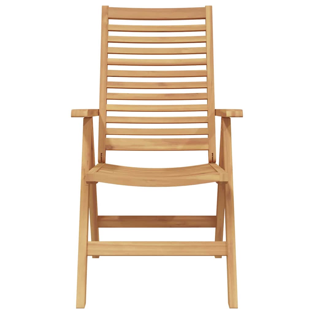 Chair 2 Pcs Brown 64.5 X 52 X 108 Cm Solid Wood Teak