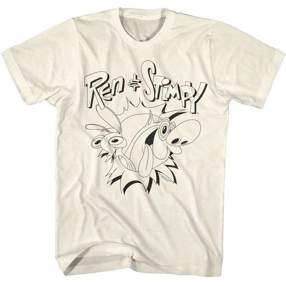 Ren and Stimpy Simple Logo Men s T Shirt XL