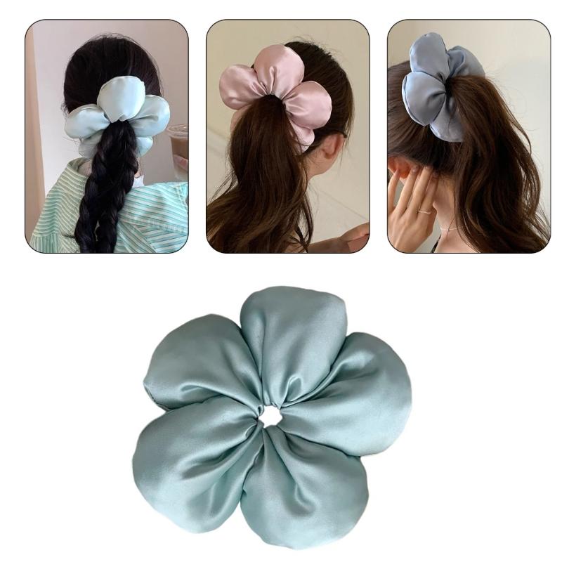 Scrunchies Floral Hair Tie Princess at Large Hair Tie Large Hair Rings