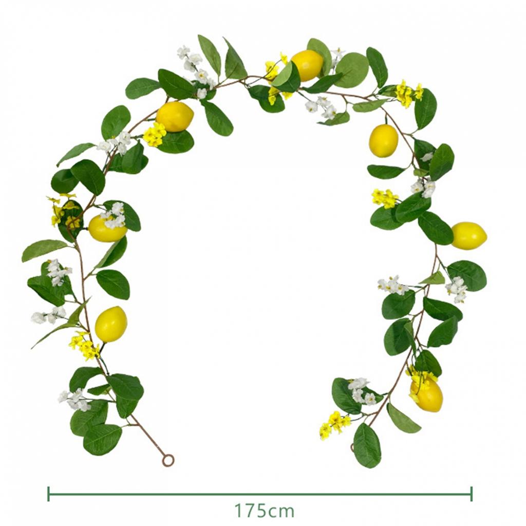 Lemon Rattan Fake Plant For Wedding Party Decorations