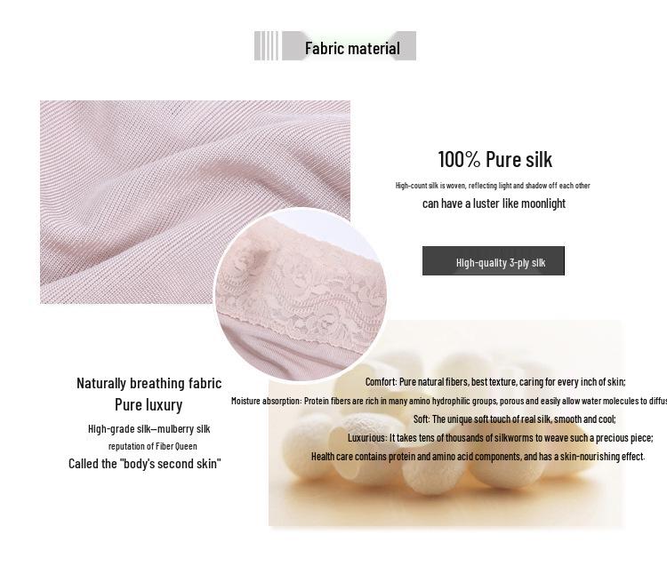 Tang Damen Maulbeerseide G-String: Sexy, Nahtlos, Hüfttief, Transparente T-Pants.