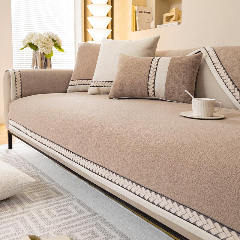 French Cream Style Sofa Cushion Four Seasons Universal Cushion Non-Slip Sofa Cover
