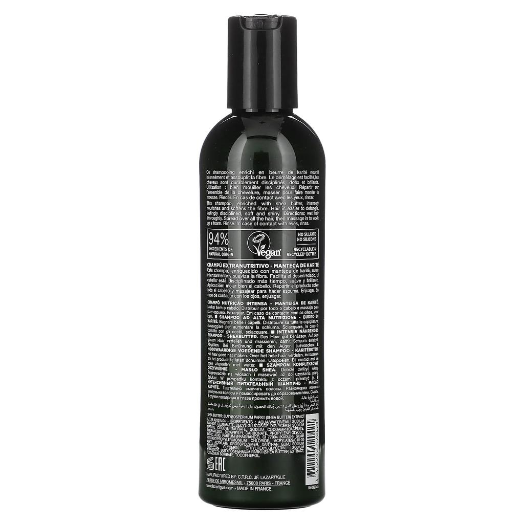 Nourish, High Nutrition Shampoo, Shea Butter, Dry, Thick Hair, 250Ml(8.5Fl Oz)