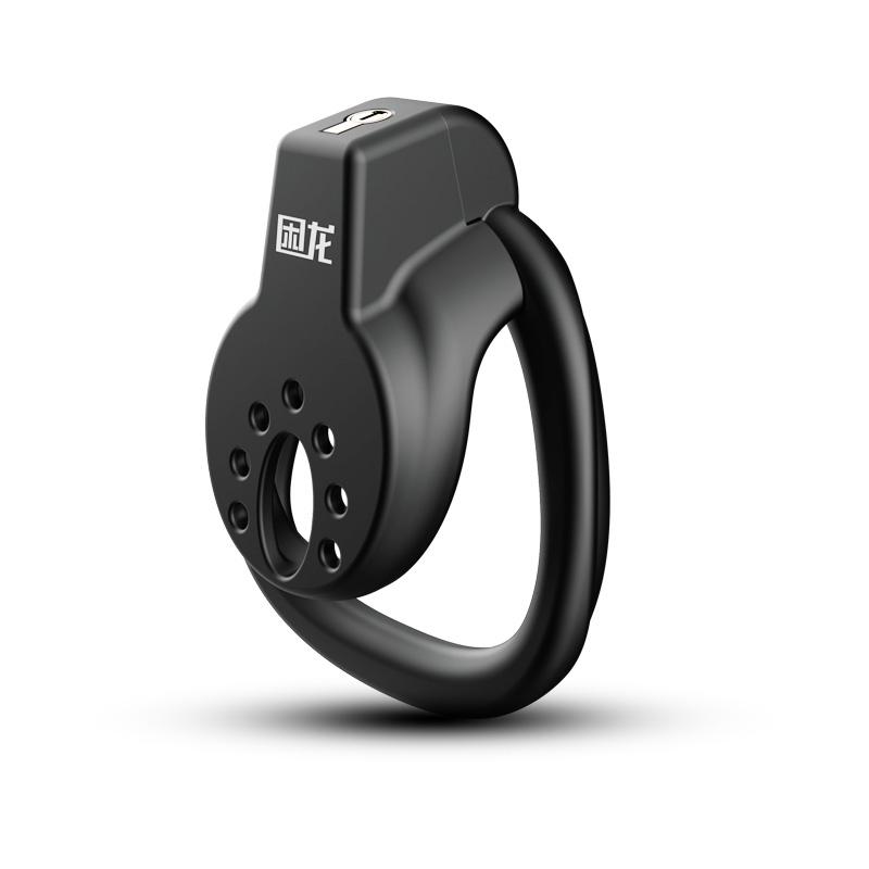 Flat Chastity Cage Restraint Male Penis Cage Adult Sexual Wellness, Chastity Device Comfortable and Breathable Sex Toy for Adult