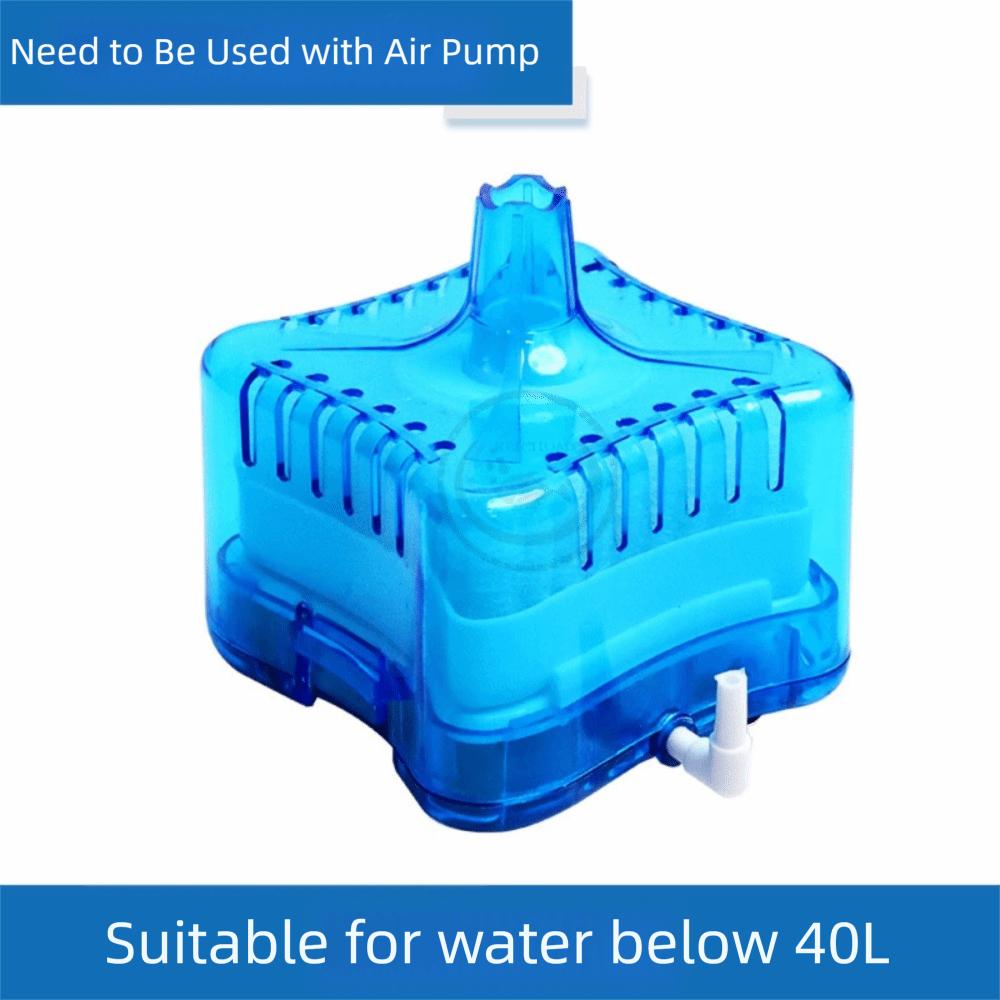 

Black Sponge Filters No Noise Aquarium Filtration Equipment Fish Tank Equipment Water Filtration синій