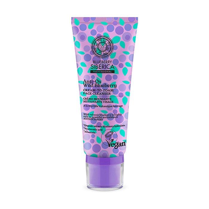NATURA SIBERICA - Crème nettoyante visage à la myrtille 100 ml de crème