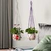 Plant Hanger Handmade Cotton Plant Holder Garden Decoration Outdoor Home Decorations Hanging Basket Flower Pots