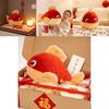 Koi Fish Plush Toy Pillow With Pp Cotton Filling For Living Room Decoration