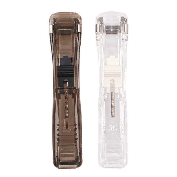 Large Transparent Push Clips for Binding and Organizing Student Stationery