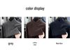 Men's Double-Sided Sherpa Fleece Hoodie, Half-Zip Stand Collar, Thickened and Warm Pullover Base Layer