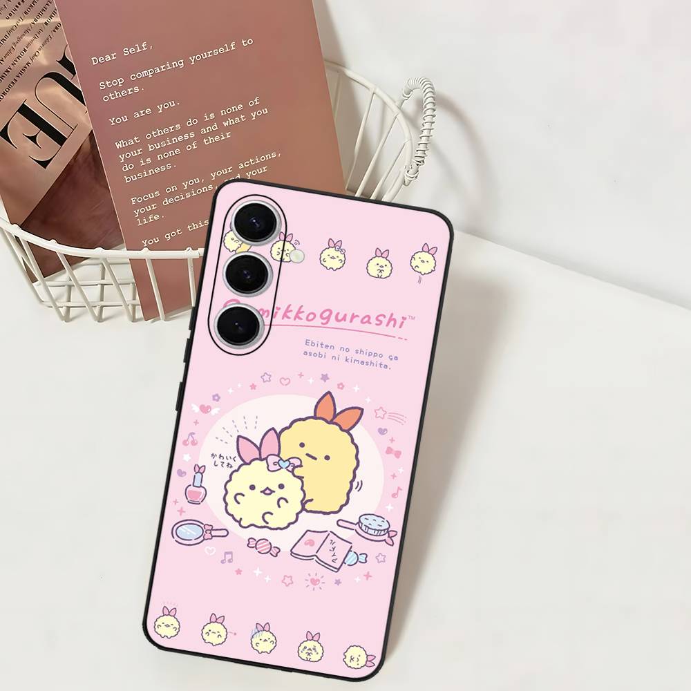 

Anime S-Sumikko Gurashi Phone Case For Samsung S 24 Fe 25 Ultra Plus 20 Lite 21 30 22 23 24 22 Ultra 5G Fundas Samsung S30 Ultra 5G