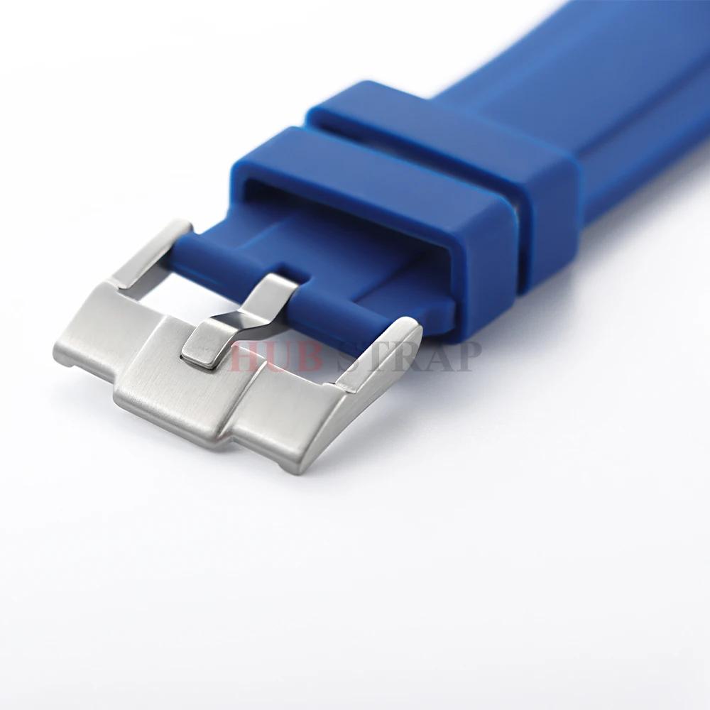 20mm 22mm Strap for Swatch for Moonswatch Curved End High Quality Silicone Watchband Replacement Wristband Sport Watch Band