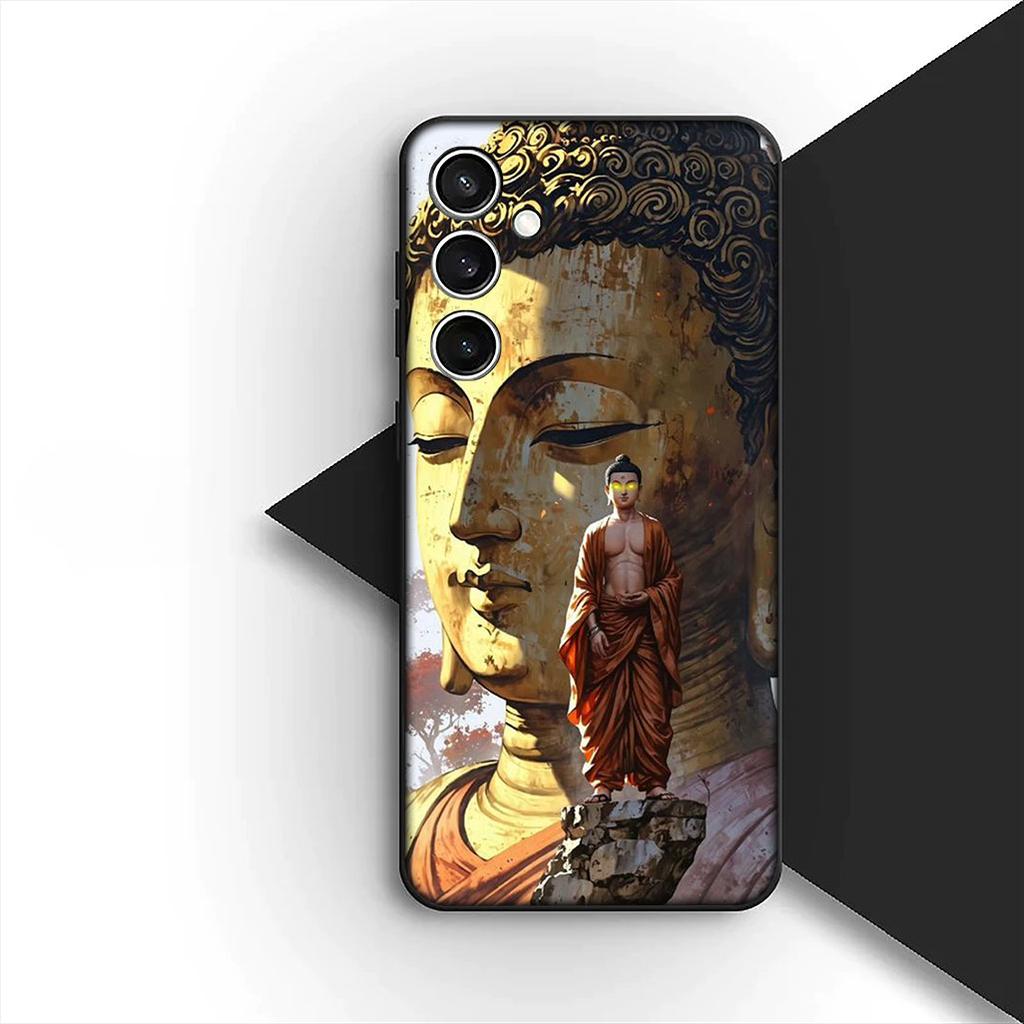 Cover for Samsung Galaxy S20 S22 S21 FE Ultra Plus A07 A17 A15 A16 A25 A57 A37 Casing Silicone Phone Case Lord Wallpaper Buddha