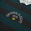 adidas Originals Polo Shirt Men's Black/Aurora Ivy Green KF5068-