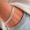 Men' Silver Bracelet THICK 6mm Silver 925 FULL ARMOR