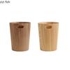 Creative Wooden Trash Can Round Simple Cleaning Tools Garbage Can Home Wastebasket Bathroom Trash Bin Kitchen Waste Storage Bins