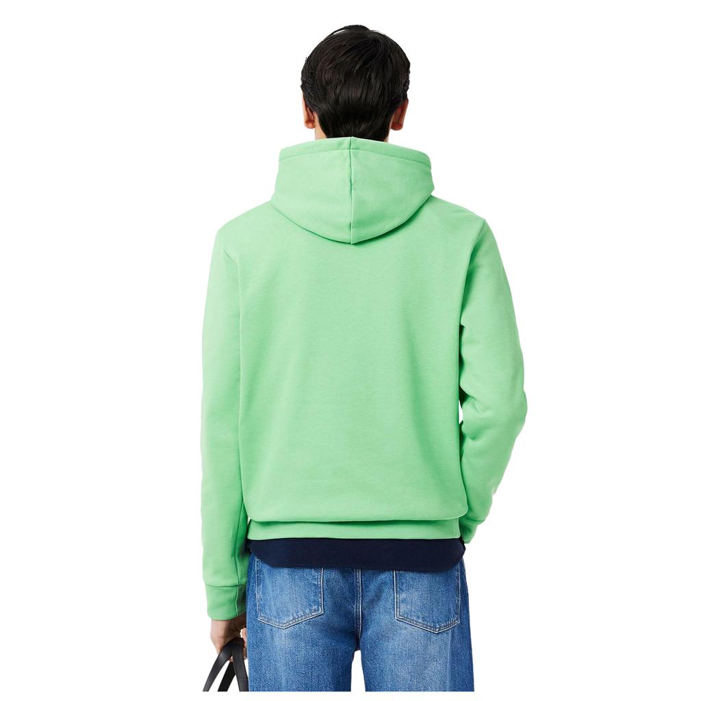 Lacoste Mens Organic Cotton Fleece Hoodie