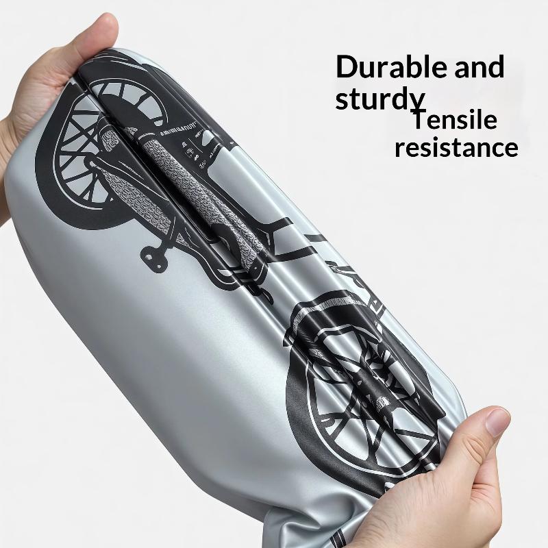 Bicycle Cover Waterproof Sunproof Scratch Resistant Outdoor Bike Protector for Road E-bike Travel Parking Use