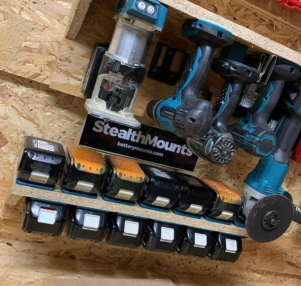 Stealth Mount Tool Mount for Makita LXT (4-Pack) Black TM-MK18-BLK-4