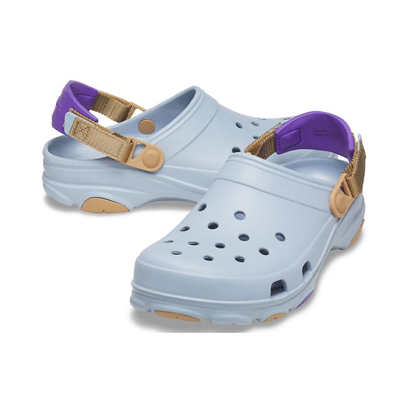 Crocs All-Terrain Clog EVA Outdoor Beach Unisex Blue Gray Sandals