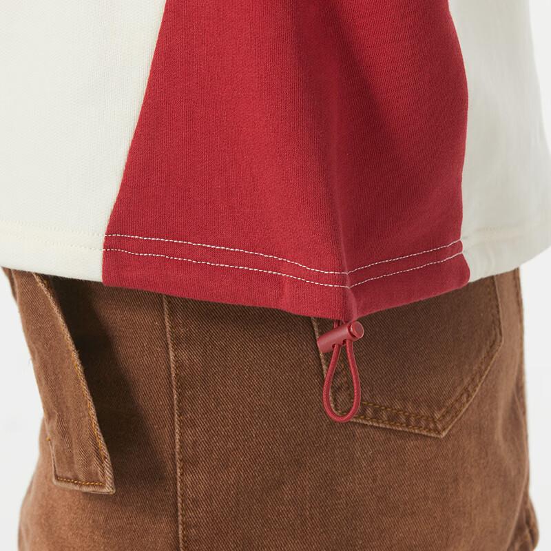 Puma Color Block Letter Hoodie Women Sweatshirt Beige 625819-87