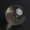 Eigado Smoky Rutilated Quartz Gold Needle Good Luck in Money and Power Amulet Sphere, 37mm, 72g, Quartz, Work, Stone,