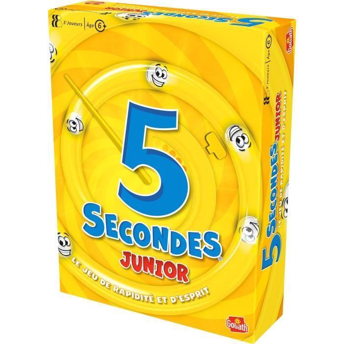 5 Secondes junior - Jeu d'ambiance et de rapidité - GOLIATH - Dès 6 ans
