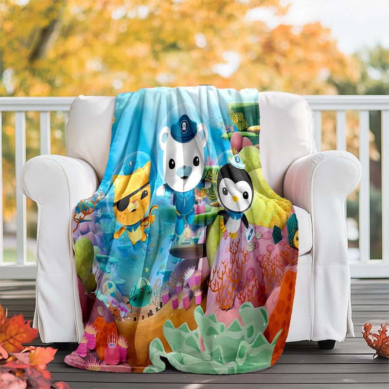 The Octonauts6 Printed Throw Blanket—lightweight,soft,warm;versatile Blanket for All Seasons—perfect As &air-conditioning Throw,nap Blanket