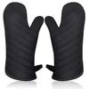 Ayada Heat Resistant Kitchen Oven Glove, Oven Pot Holder Oven Mitts Oven Gloves Thick and Long Kitchen Insulating Pot Holder Oven Mitts for BBQ