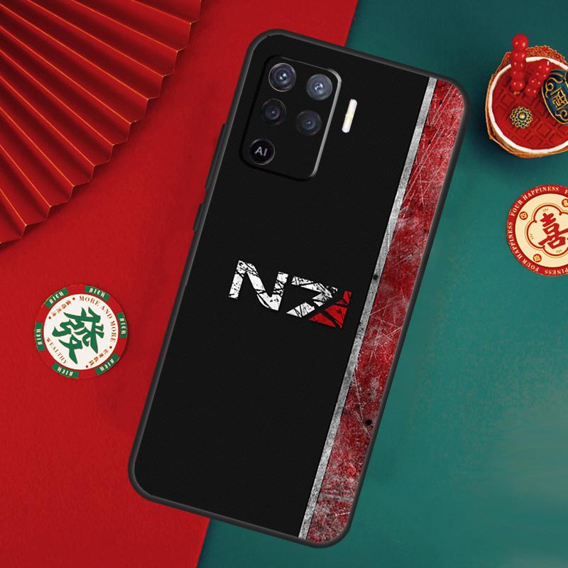 N7 Mass Effect Case For Oppo A80 A40 A60 A6 A5 Pro A15 A16 A17 A57 A94 A74 A54 A76 A96 A18 A38 A58 A78 A98