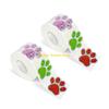 W89C 1000Pcs Glitter Dog Paw Sealing Stickers for Gift Bag Envelope  DIY Scrapbooking